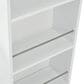 HOMLUX 56" Kitchen Island with Extended Table in White, , large