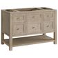 James Martin Vanities Breckenridge 48" Single Vanity in Whitewashed Oak with 3 cm Ethereal Noctis Quartz Top, , large