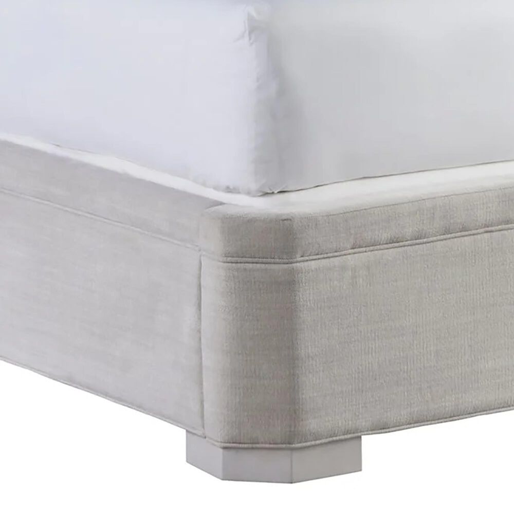 Furniture Worldwide Love Joy Bliss Uptown Queen Bed in Woven Pewter, , large