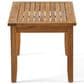 Hearth and Haven Peyton 2-Piece Patio Conversation Set with Beige Cushion in Teak, , large