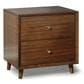 Flexsteel Ludwig 2-Drawer Nightstand in Walnut, , large