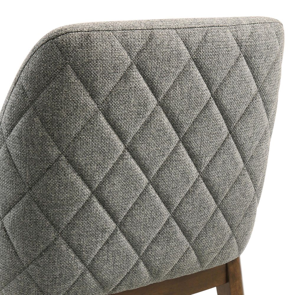 Coaster Franklin Side Chair with Grey Cushion in Dark Brown, , large