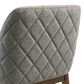 Coaster Franklin Side Chair with Grey Cushion in Dark Brown, , large