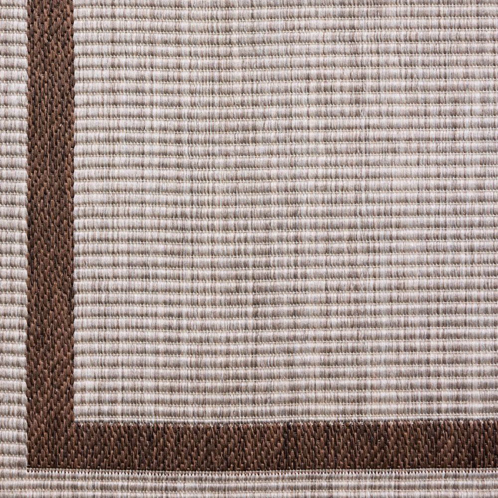 Loloi Easton Dove and Coffee 4&#39; x 6&#39; Indoor/Outdoor Area Rug, , large