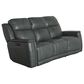 Bassett Conover Power Reclining Sofa with Power Headrest and Lumbar in Blue, , large