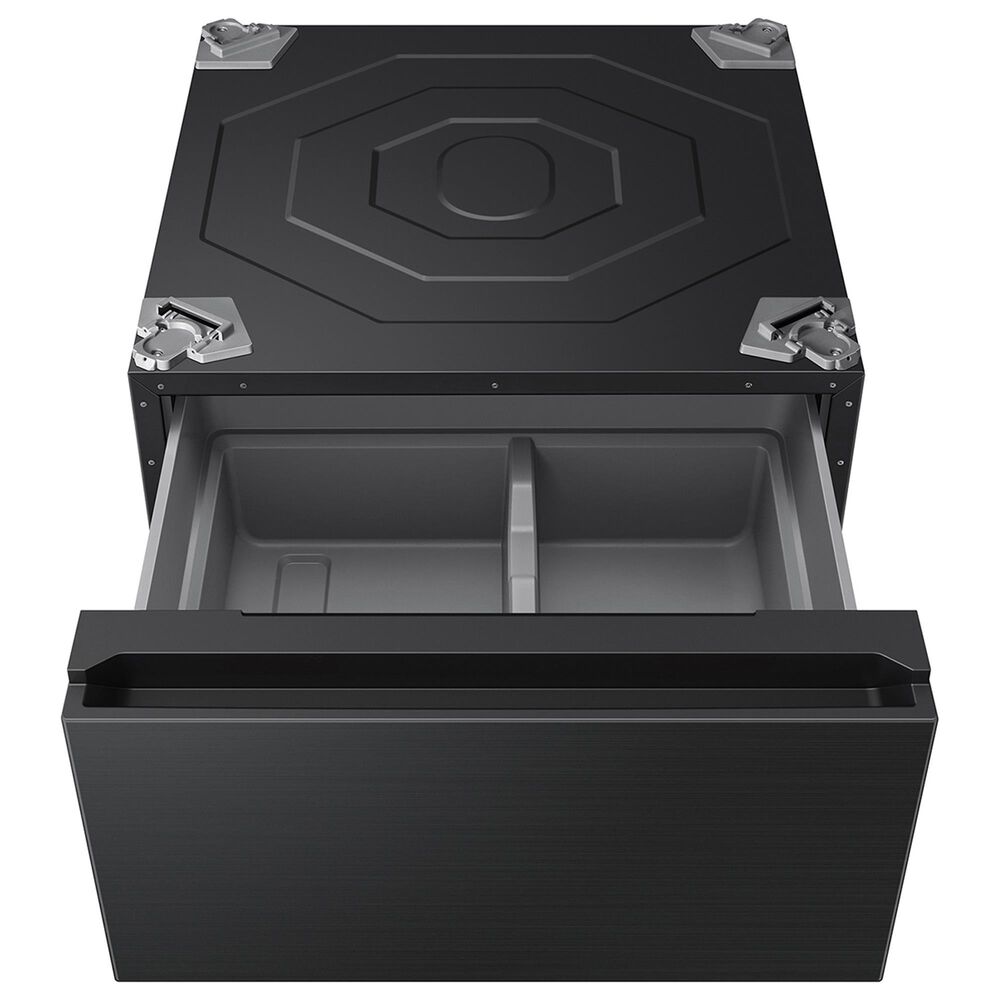 Samsung Bespoke AI Laundry Combo Pedestal with Storage Drawer in Brushed Black, , large