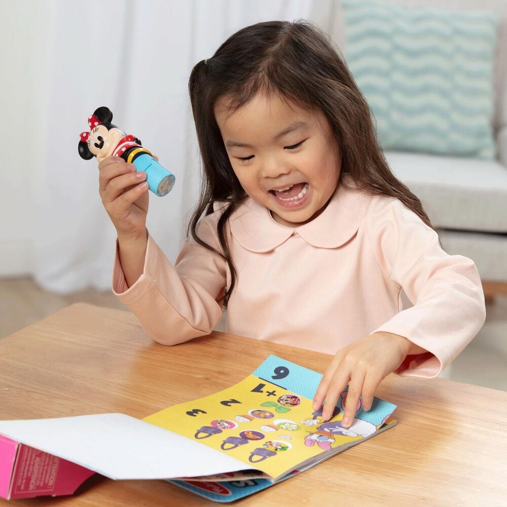 Melissa &amp; Doug Disney&#39;s Minnie Mouse 24-Page Activity Pad and Sticker Stamper, , large