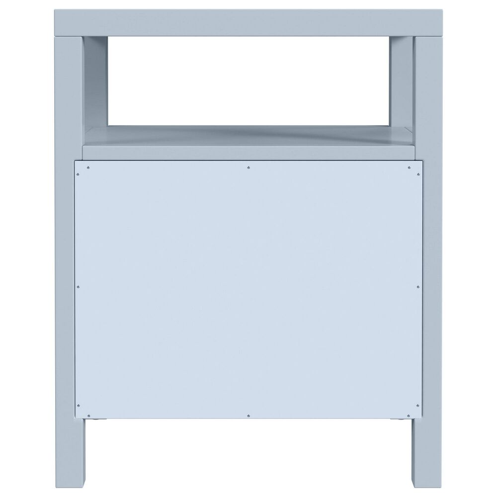 Butler Specialty Company Nora 2 Drawer Nightstand with Open Shelf in Light Blue, , large