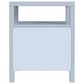 Butler Specialty Company Nora 2 Drawer Nightstand with Open Shelf in Light Blue, , large