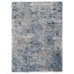 Nourison Dreamy Shag Abstract 4" x 6" Light Blue Area Rug, , large