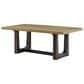 Emerald Home Furnishings Sutton Place Trestle Dining Table in Caramel and Cocoa - Table Only, , large