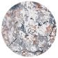 Safavieh Cyrus Shag CYR142F 6"7" Round Grey and Ivory Area Rug, , large
