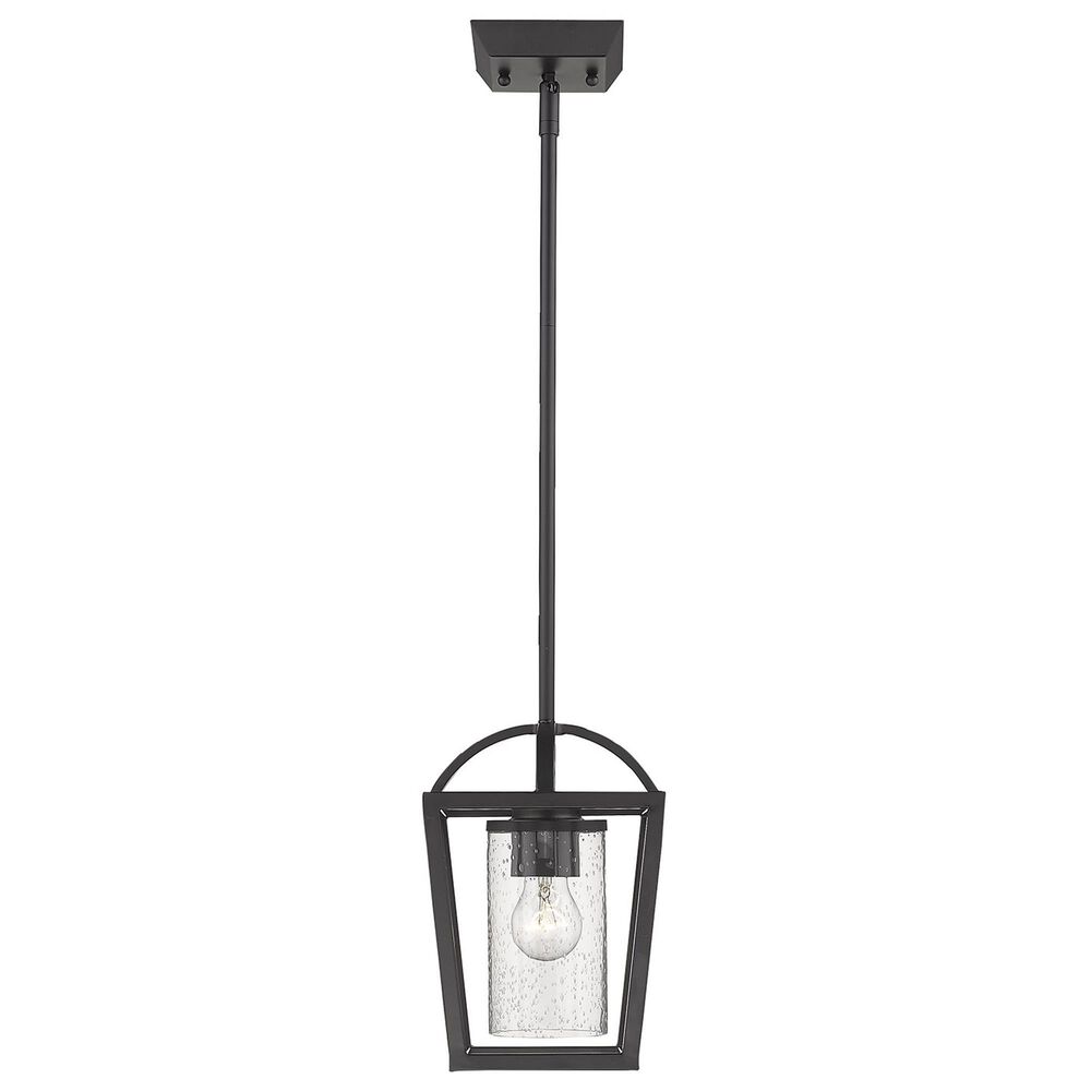 Golden Lighting Mercer 1-Light Mini Pendant in Matte Black, , large