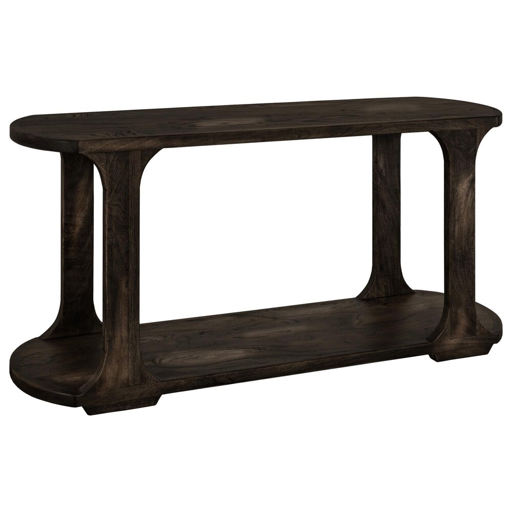 Fallridge Balam 1-Shelf Sofa Table in Stained Dark, , large