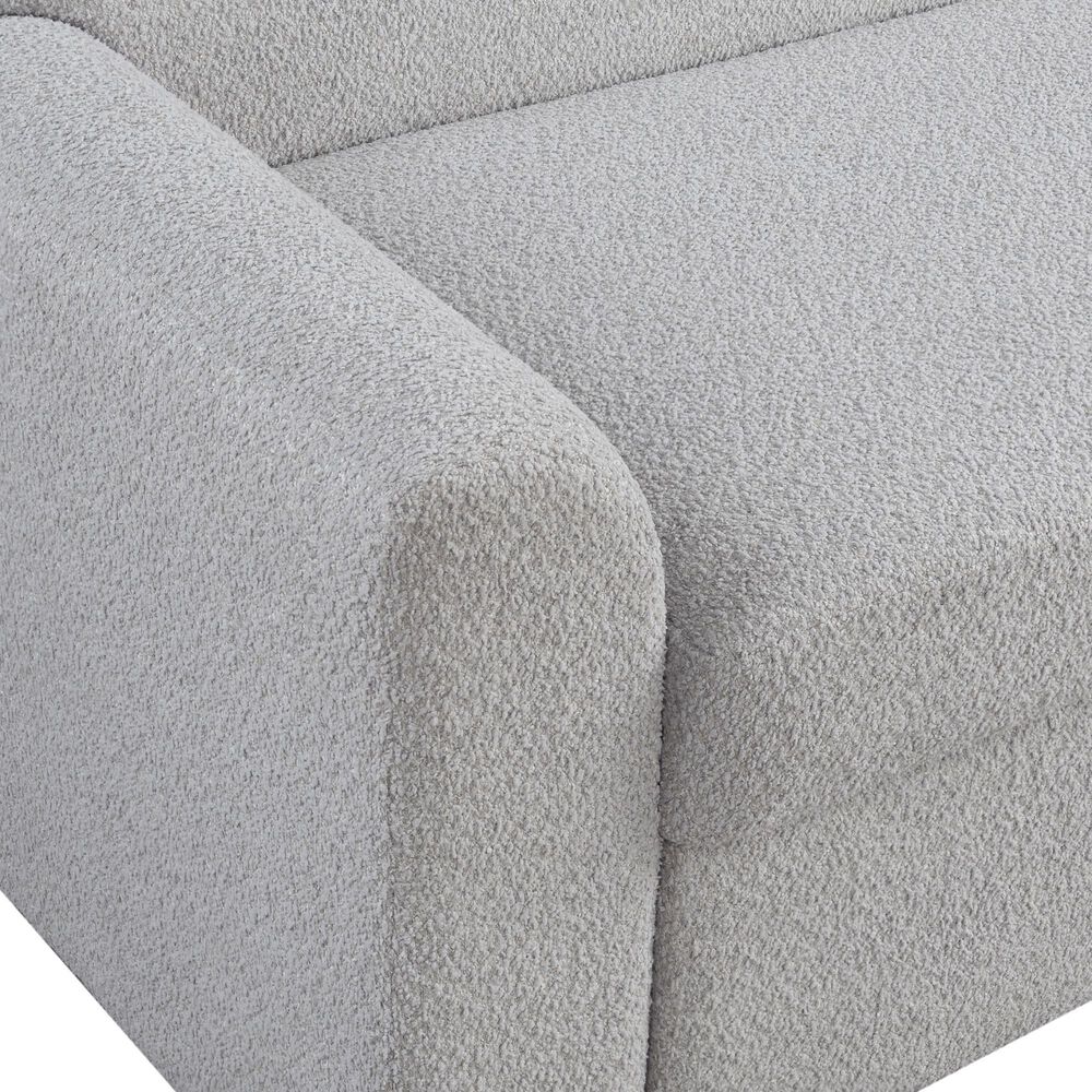 Lifestyle Solutions Willow Stationary Convertible Sofa in Light Gray, , large