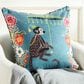 Flair Industries 24" Square Throw Pillow in Blue, , large