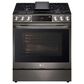 LG 6.3 Cu. Ft. Gas Slide-In Range with Air Fry in Black Stainless Steel, , large