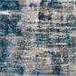 Oriental Weavers Aspen Distressed Shag 2061L 3"10" x 5"5" Gray and Blue Area Rug, , large