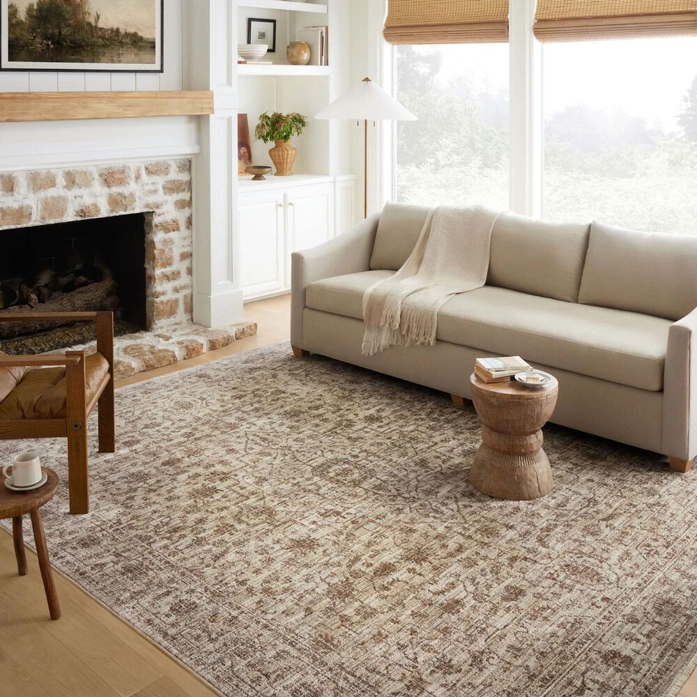 Loloi II Sorrento 6&#39;7&quot; x 9&#39;10&quot; Bark and Natural Area Rug, , large