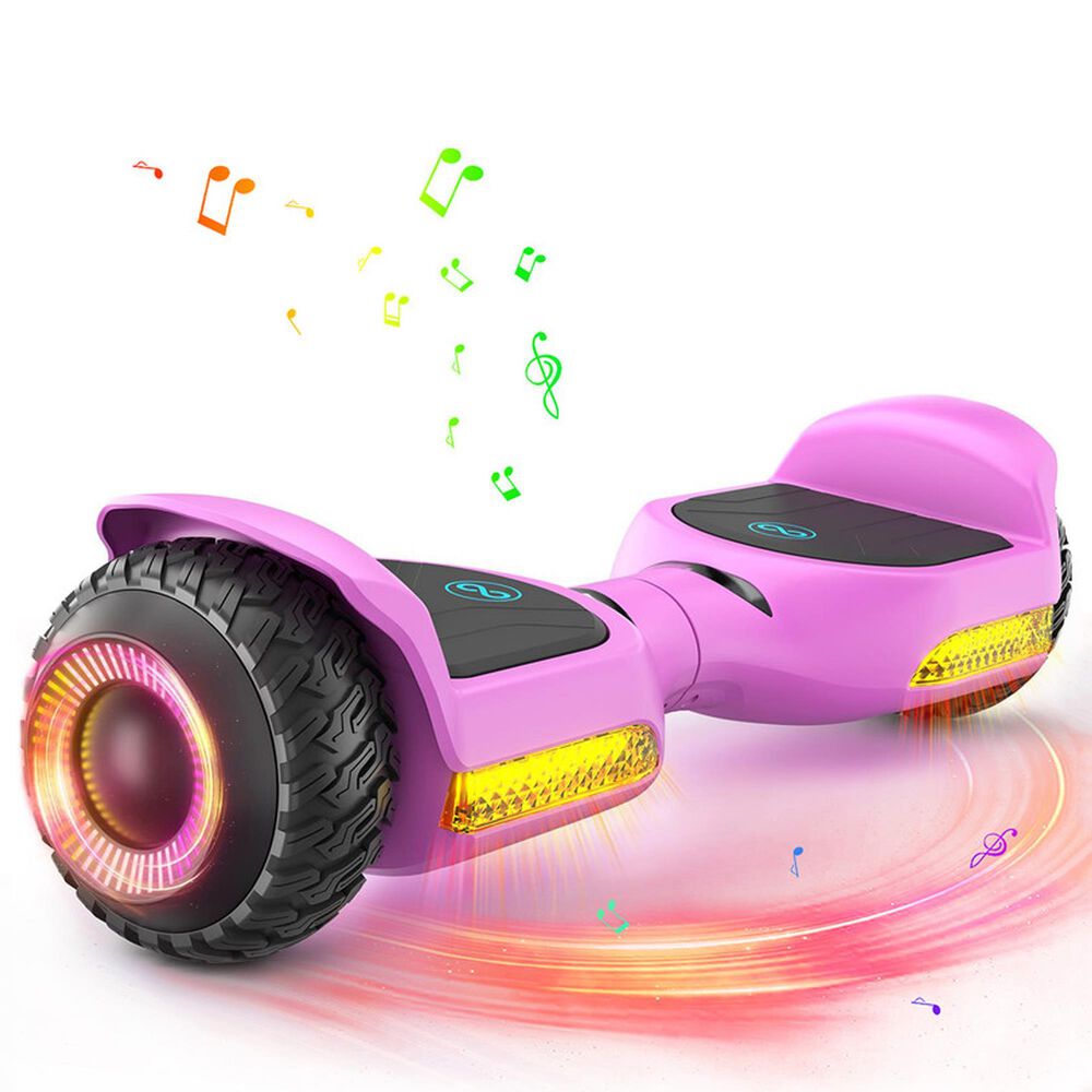 HOMLUX Off Road Self Balancing Scooter with 6.5" Tires in Pink, , large