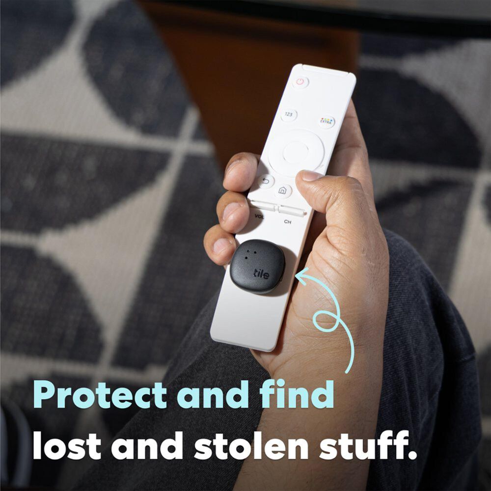 Tile by Life360 Tile Sticker - Bluetooth Tracker - Black, , large