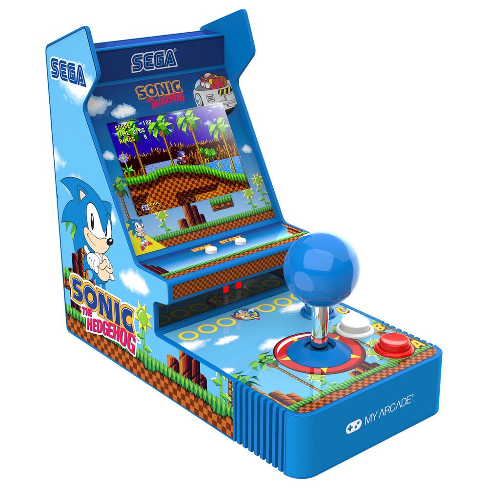 My Arcade Sonic The Hedgehog Joystick Player Portable Retro Arcade in Blue, , large