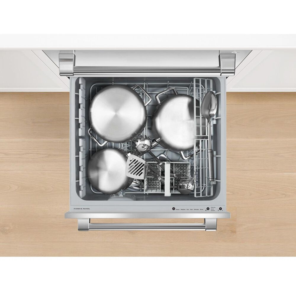 Fisher &amp; Paykel 24" Professional Built-In Double Drawer Dishwasher in Stainless Steel, , large
