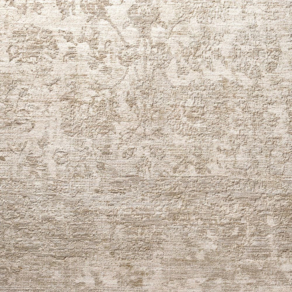 Surya Masterpiece Cream, Medium Gray and Light Gray 2&#39;7&quot; x 10&#39; Runner, , large