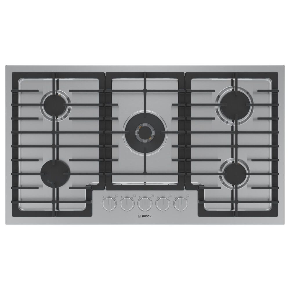 Bosch 800 Series 2-Piece Kitchen Package with 30&quot; Single Wall Oven 36&quot; Gas Cooktop and in Stainless Steel, , large