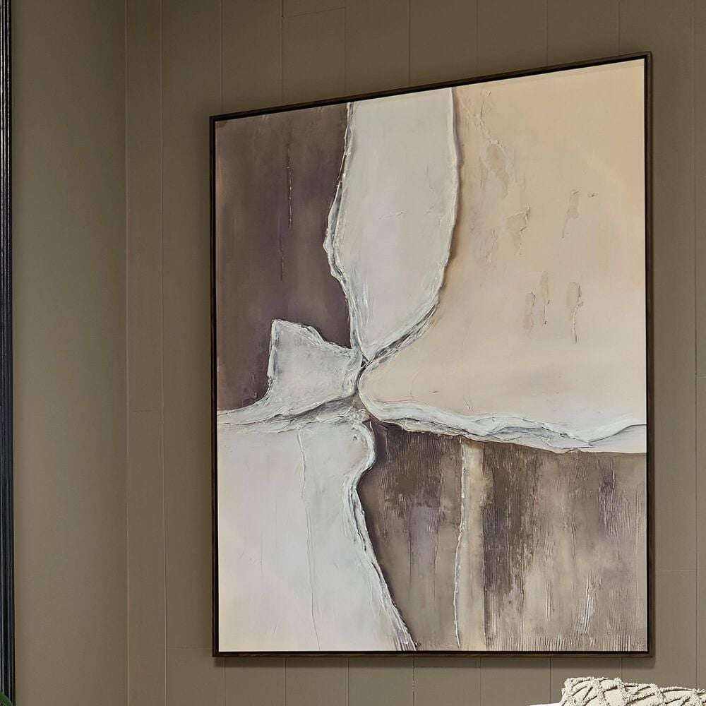 Ashley Junward 40" x 50" Wall Art in Brown, Tan and White, , large