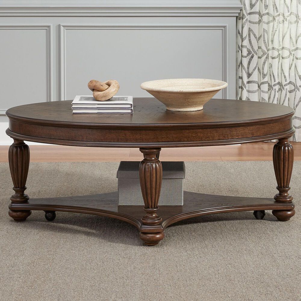 Belle Furnishings Allington Cocktail Table in Satin Sienna, , large