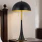 Cal Lighting Orbit Noir Desk Lamp in Dark Bronze and Antique Brass, , large