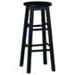 Linon Home Decor Abby 29" Bar Stool in Black, , large