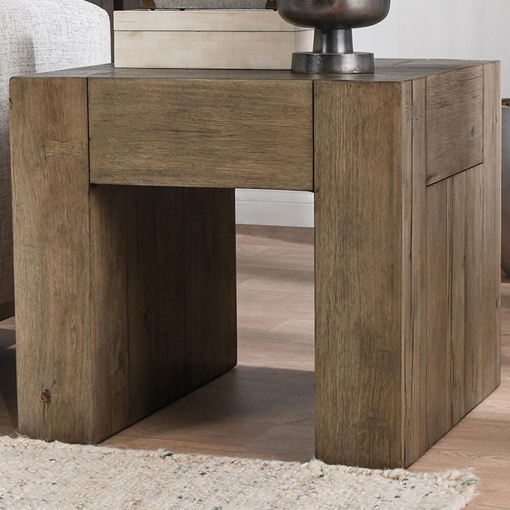 Classic Home Bristol End Table in Cafe Brown, , large