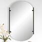 Salt & Light Bracket Wall Mirror in Black, , large