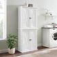 Crosley Furniture Clifton Tall Pantry in Distressed White, , large