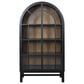 Ashley Greddinton Display Cabinet in Black and Medium Brown, , large