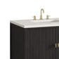 James Martin Vanities Myrrin 36" Vanity in Carbon Oak with 3 cm Lime Delight Quartz Top, , large