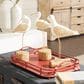 Maple and Jade 3-Piece Bird Decorative Sculpture Set in White and Tan, , large