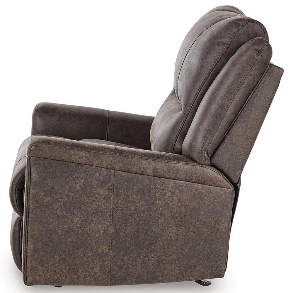 Ashley Lixtowel Manual Rocker Recliner in Walnut, , large