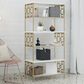 DHP Ella 5-Shelf Bookcase in White, , large
