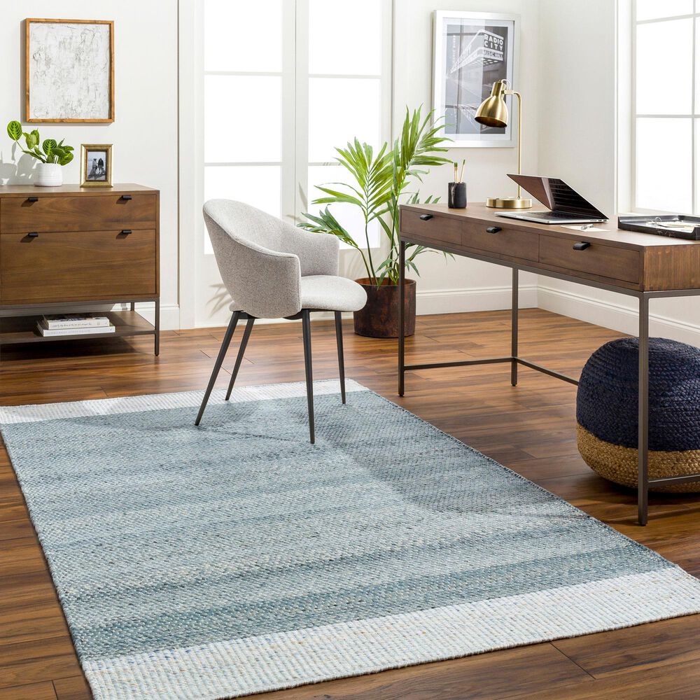 Surya Abby 5&#39; x 7&#39;6&quot; Blue Area Rug, , large