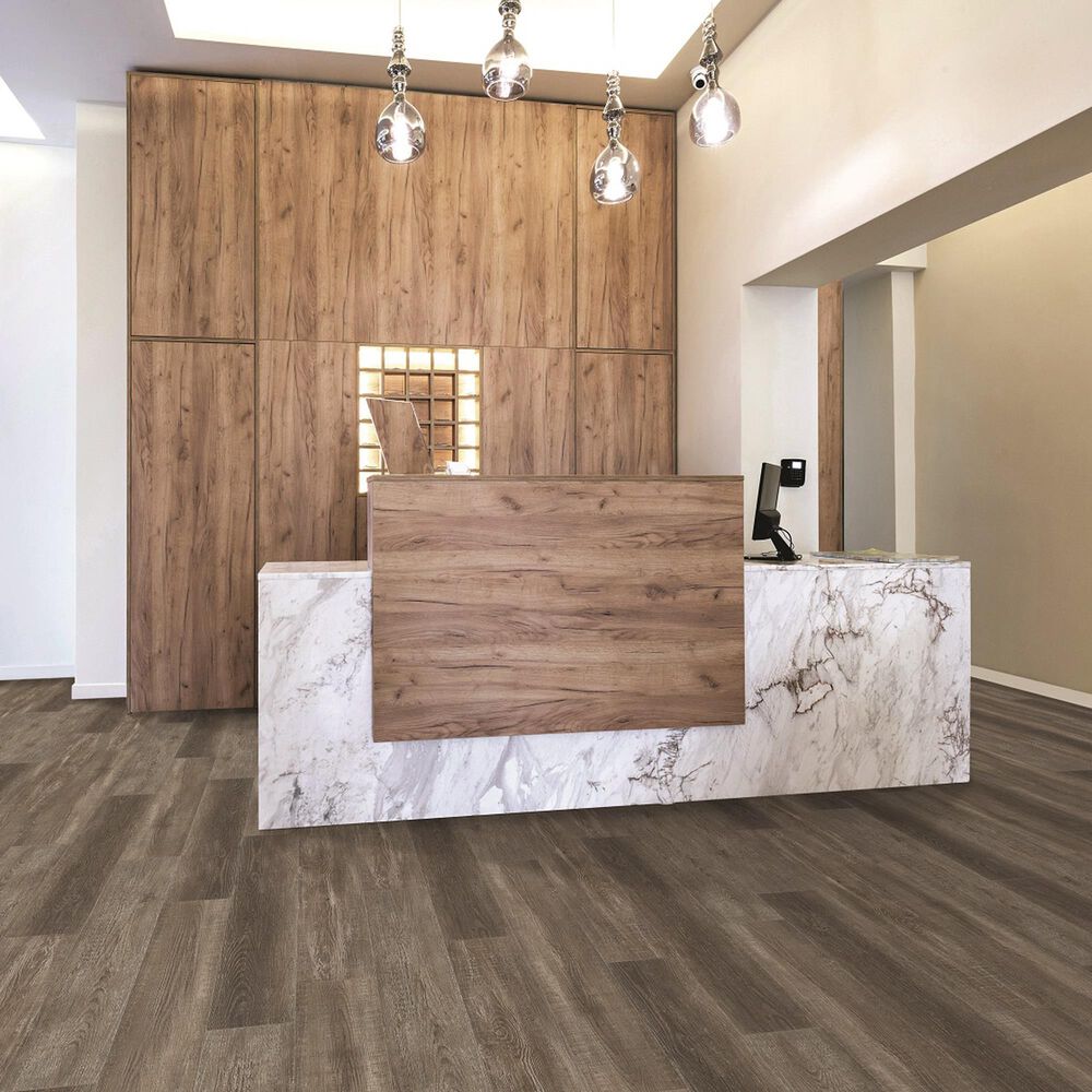 Jaeckle Distributors Sawmill Road Mocha 7.25&quot; x 48&quot; Luxury Vinyl Plank, , large
