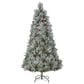 The Gerson Company 5" Pre-Lit Lightly Snowbell Pine Christmas Tree in Green, , large