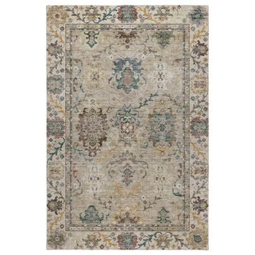 Dalyn Rug Company Silk Road Putty, Ivory, Taupe, Gold, Copper, Blue and Wheat 10" x 14" Area Rug, , large