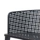 Hearth and Haven Milan Outdoor Dining Chair in Black (Set of 2), , large