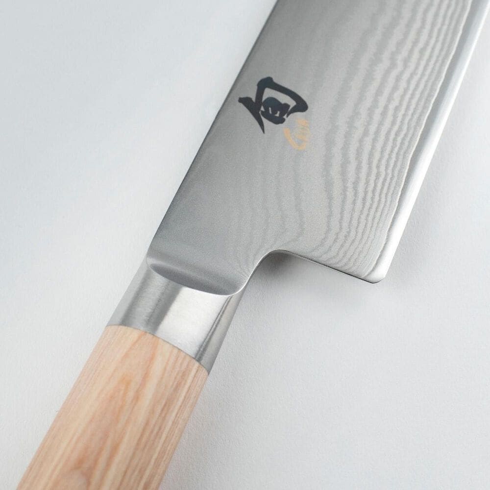 Shun Classic Blonde Santoku 7&quot; Knife in Blonde and Silver, , large
