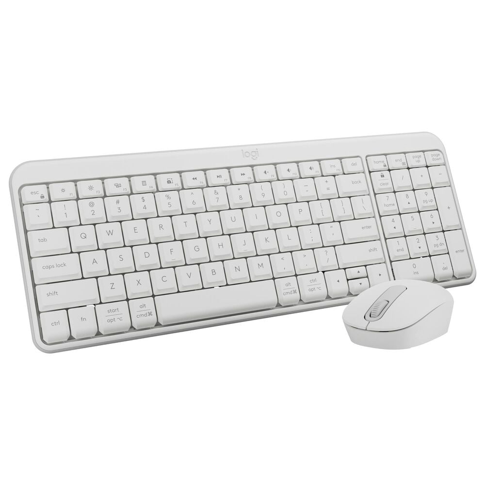 Logitech MK250 Compact Bluetooth Wireless Keyboard and Mouse Combo in Off White, , large