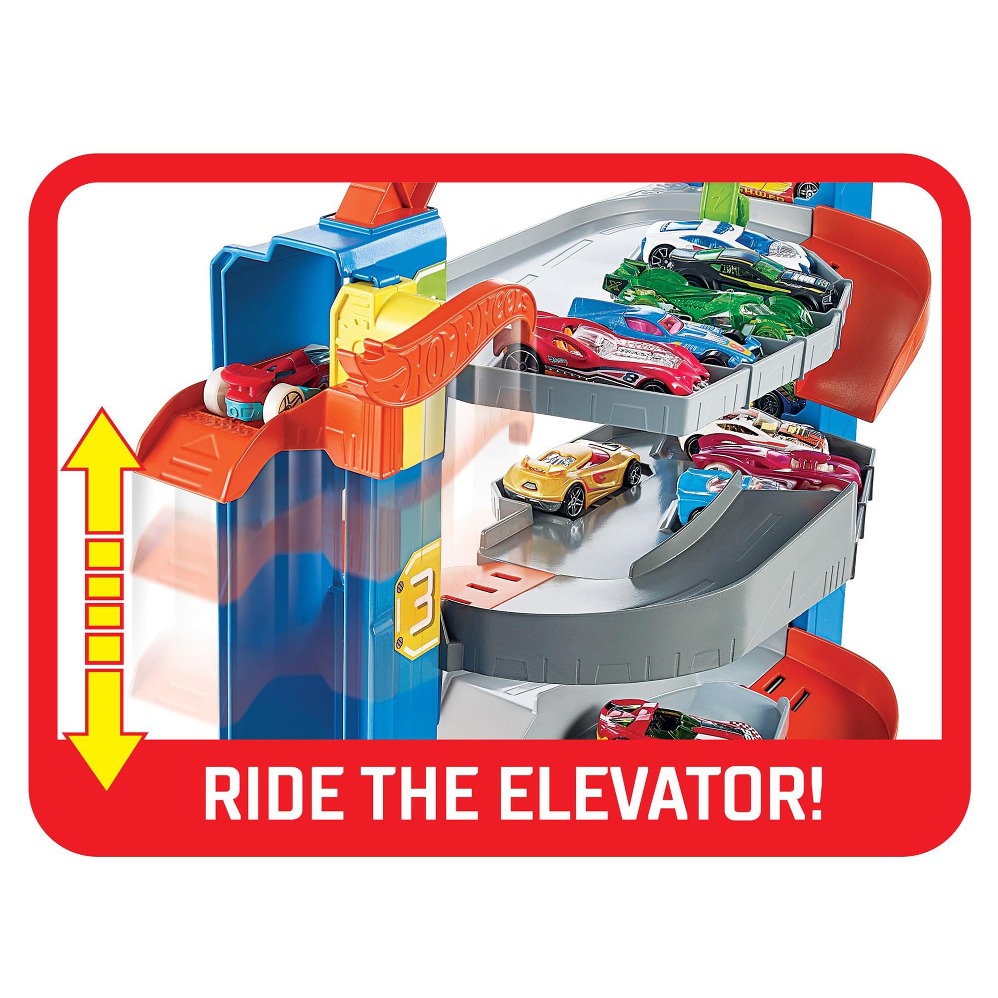 Hot Wheels City Stunt Garage Play Set NFM