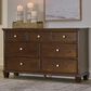 Ashley Danabrin 7-Drawer Dresser in Brown, , large